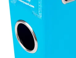 Classeur levier liderpapel a4 documenta carton rembordé 1,9mm dos 52mm rado métallique coloris bleu ciel