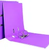 Classeur levier liderpapel a4 documenta carton rembordé 1,9mm dos 52mm rado métallique coloris lilas