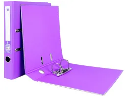 Classeur levier liderpapel a4 documenta carton rembordé 1,9mm dos 52mm rado métallique coloris lilas