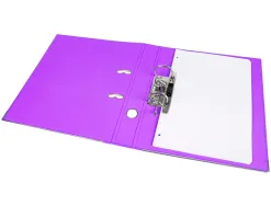 Classeur levier liderpapel a4 documenta carton rembordé 1,9mm dos 52mm rado métallique coloris lilas