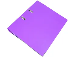 Classeur levier liderpapel a4 documenta carton rembordé 1,9mm dos 52mm rado métallique coloris lilas