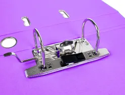 Classeur levier liderpapel a4 documenta carton rembordé 1,9mm dos 52mm rado métallique coloris lilas