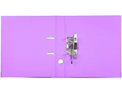 Classeur levier liderpapel a4 documenta carton rembordé 1,9mm dos 52mm rado métallique coloris lilas