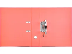 Classeur levier liderpapel documenta a4+ carton remborde dos 75mm rado metallique coloris rouge