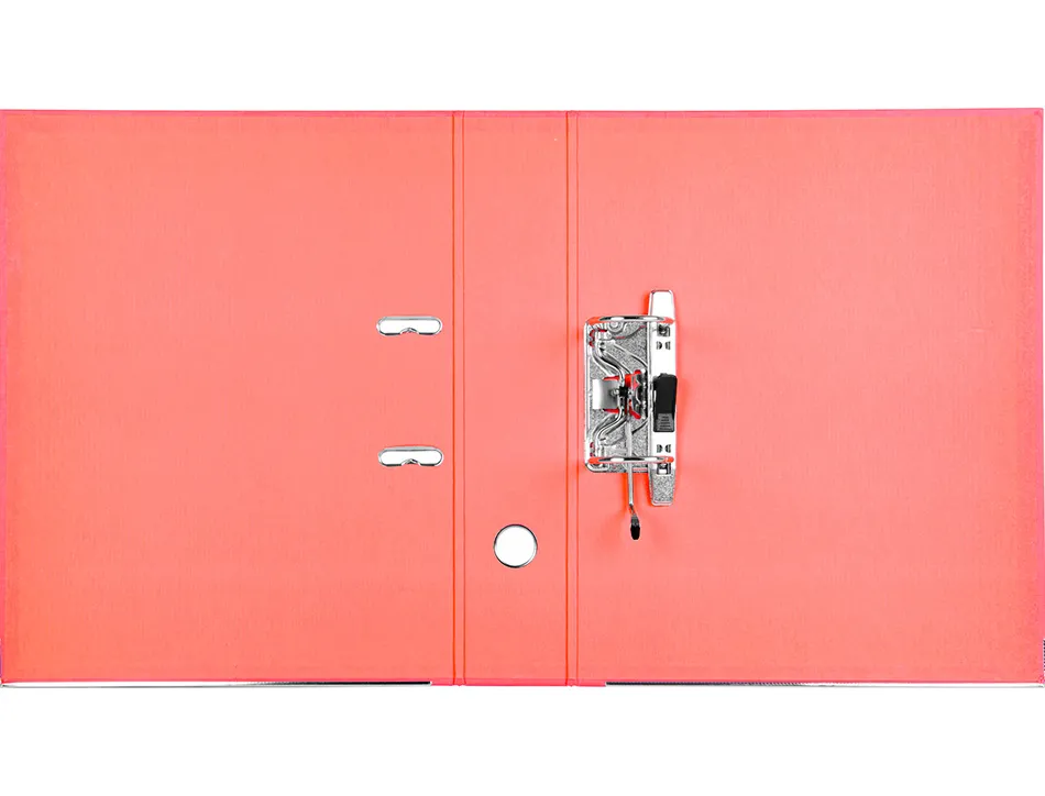 Classeur levier liderpapel documenta a4+ carton remborde dos 75mm rado metallique coloris rouge