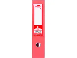 Classeur levier liderpapel documenta a4+ carton remborde dos 75mm rado metallique coloris rouge