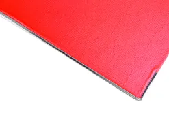 Classeur levier liderpapel a4 documenta carton rembordé 1,9mm dos 75mm rado métallique coloris rouge