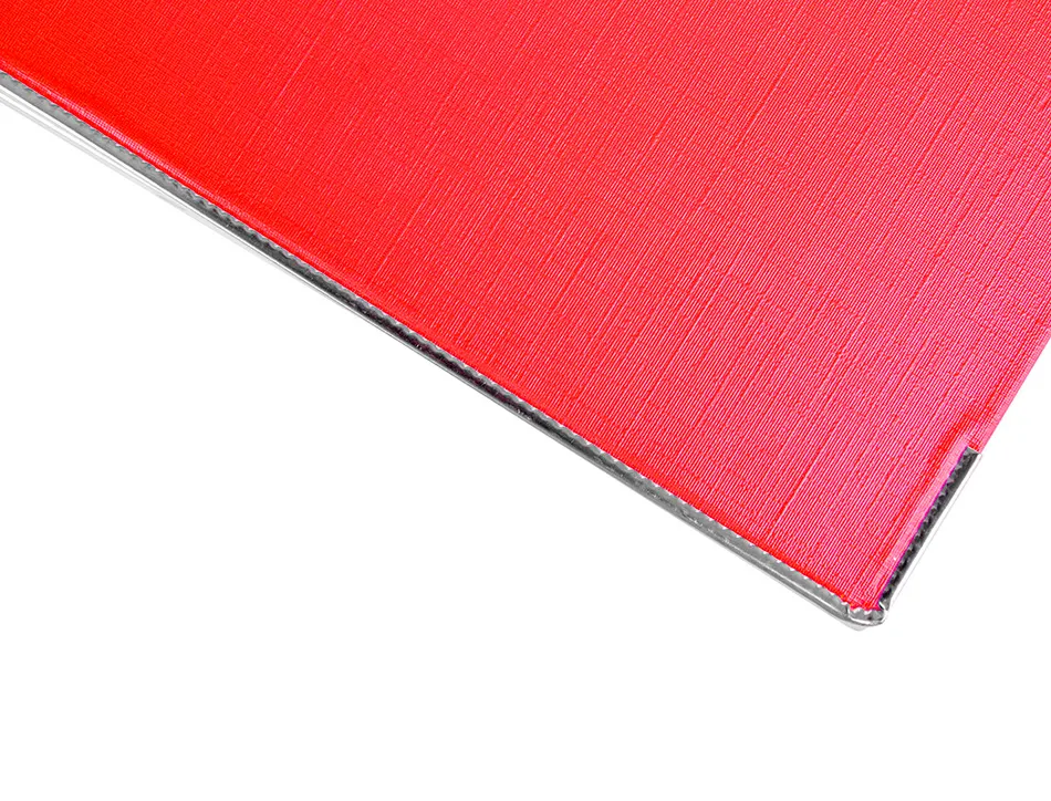Classeur levier liderpapel a4 documenta carton rembordé 1,9mm dos 75mm rado métallique coloris rouge