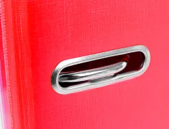 Classeur levier liderpapel a4 documenta carton rembordé 1,9mm dos 75mm rado métallique coloris rouge