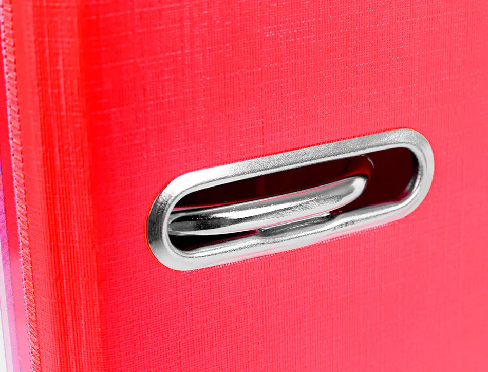 Classeur levier liderpapel a4 documenta carton rembordé 1,9mm dos 75mm rado métallique coloris rouge