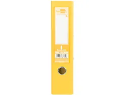 Classeur levier liderpapel a4 documenta carton rembordé 1,9mm dos 75mm rado métallique coloris jaune