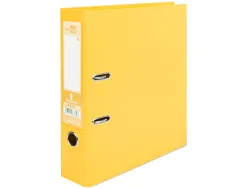 Classeur levier liderpapel a4 documenta carton rembordé 1,9mm dos 75mm rado métallique coloris jaune