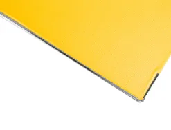 Classeur levier liderpapel a4 documenta carton rembordé 1,9mm dos 75mm rado métallique coloris jaune