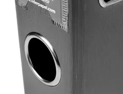 Classeur levier liderpapel a4 documenta carton rembordé 1,9mm dos 52mm rado métallique coloris noir