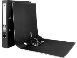 Classeur levier liderpapel a4 documenta carton rembordé 1,9mm dos 52mm rado métallique coloris noir