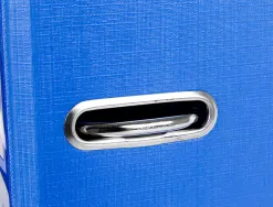 Classeur levier liderpapel documenta a4+ carton remborde dos 75mm rado metallique coloris bleu