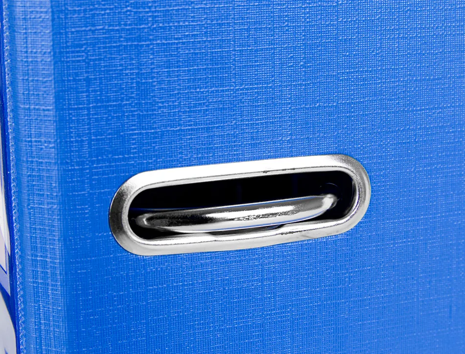 Classeur levier liderpapel documenta a4+ carton remborde dos 75mm rado metallique coloris bleu