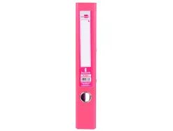 Classeur levier liderpapel a4 documenta carton rembordé 1,9mm dos 52mm rado métallique coloris rose
