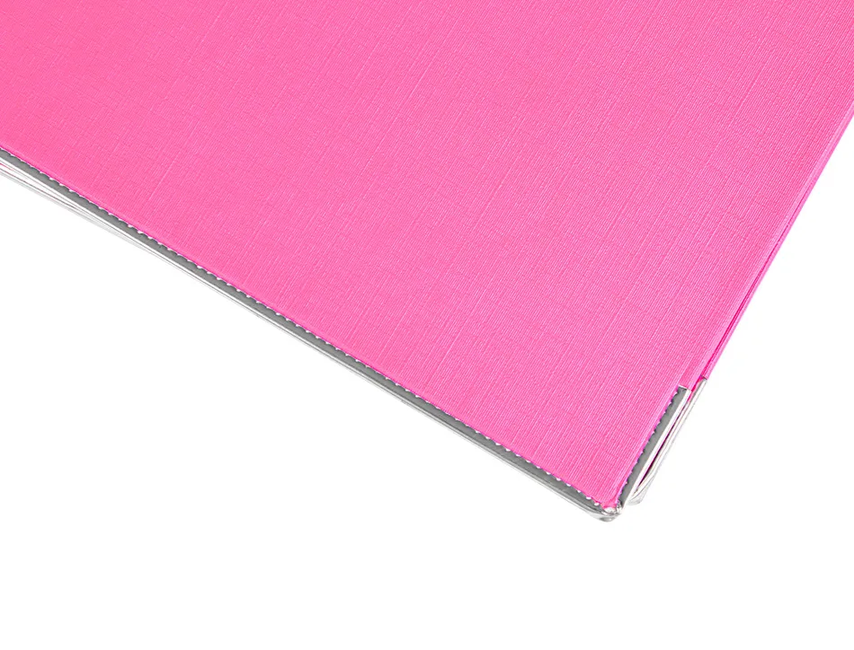 Classeur levier liderpapel a4 documenta carton rembordé 1,9mm dos 52mm rado métallique coloris rose