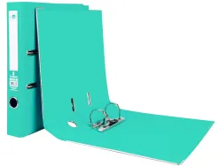 Classeur levier liderpapel a4 documenta carton rembordé 1,9mm dos 52mm rado métallique coloris vert clair