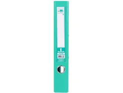 Classeur levier liderpapel a4 documenta carton rembordé 1,9mm dos 52mm rado métallique coloris vert clair