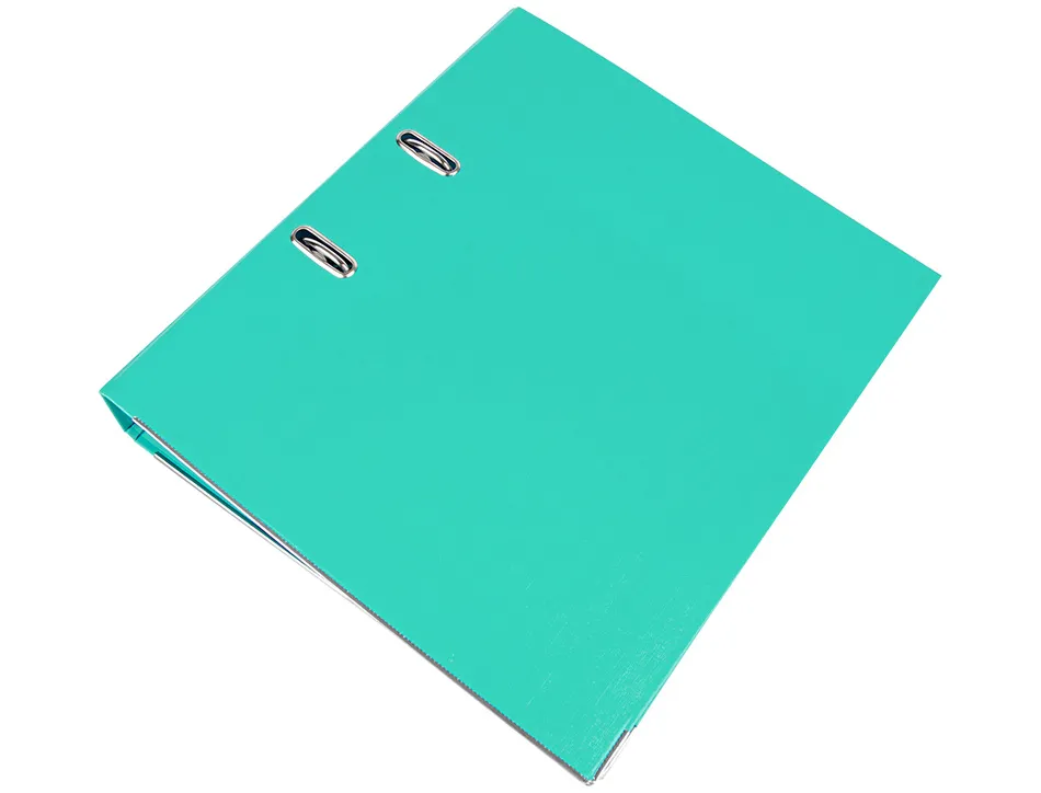 Classeur levier liderpapel a4 documenta carton rembordé 1,9mm dos 52mm rado métallique coloris vert clair