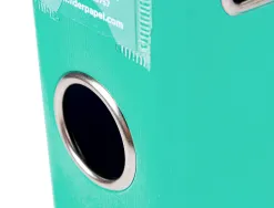 Classeur levier liderpapel a4 documenta carton rembordé 1,9mm dos 52mm rado métallique coloris vert clair