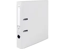 Classeur levier liderpapel a4 documenta carton rembordé 1,9mm dos 52mm rado métallique coloris blanc
