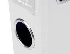 Classeur levier liderpapel a4 documenta carton rembordé 1,9mm dos 52mm rado métallique coloris blanc