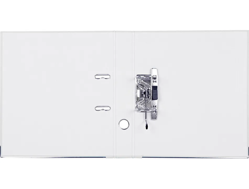Classeur levier liderpapel a4 documenta carton rembordé 1,9mm dos 52mm rado métallique coloris blanc