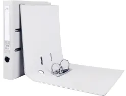 Classeur levier liderpapel a4 documenta carton rembordé 1,9mm dos 52mm rado métallique coloris blanc