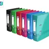 Classeur levier oxford color life a4+ 2 anneaux en d dos 80mm ergonomique coloris pastel assortis lot 10 unites