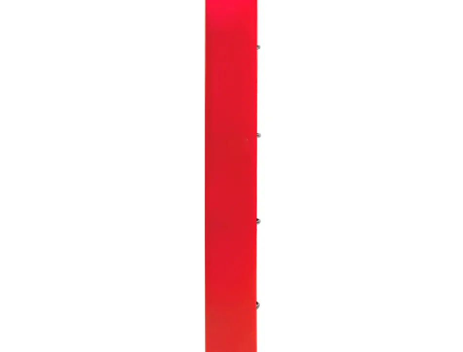 Classeur liderpapel 4 anneaux en d 25mm a4 polypropylene feuillets mobiles 100f 5x5mm coloris rouge translucide