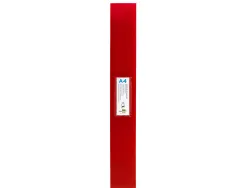Classeur liderpapel 4 anneaux 25mm a4 260x315mm polypropylene dos 40mm porte-cartes visite coloris rouge