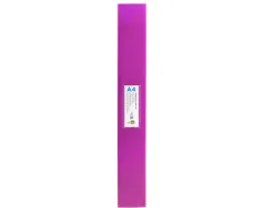 Classeur liderpapel 4 anneaux 25mm a4 260x315mm polypropylene dos 40mm porte-cartes visite coloris violet