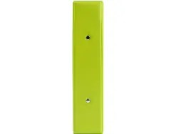 Classeur liderpapel 2 anneaux ronds 40mm a5 carton rembordé pvc coloris vert pistache
