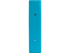 Classeur liderpapel 2 anneaux ronds 40mm a5 carton rembordé pvc coloris bleu ciel
