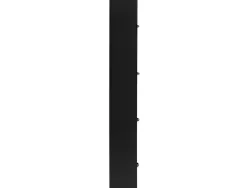 Classeur liderpapel 4 anneaux en d 25mm a4 polypropylene feuillets mobiles 100f 5x5mm coloris noir opaque