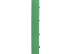 Classeur liderpapel 4 anneaux en d 25mm a4 polypropylene feuillets mobiles 100f 5x5mm coloris menthe