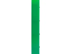 Classeur liderpapel 4 anneaux en d 25mm a4 polypropylene feuillets mobiles 100f 5x5mm coloris vert translucide