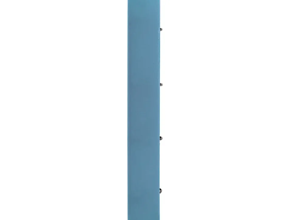 Classeur liderpapel 4 anneaux en d 25mm a4 polypropylene feuillets mobiles 100f 5x5mm coloris bleu ciel