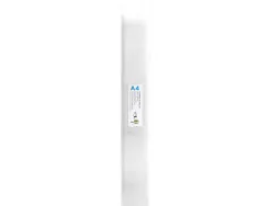 Classeur liderpapel 4 anneaux 25mm a4 260x315mm polypropylene dos 40mm porte-cartes visite coloris transparent