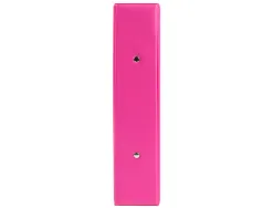 Classeur liderpapel 2 anneaux ronds 40mm a5 carton rembordé pvc coloris fuchsia