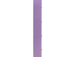 Classeur liderpapel 4 anneaux en d 25mm a4 polypropylene feuillets mobiles 100f 5x5mm coloris lavande