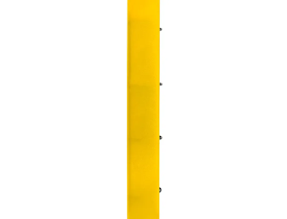 Classeur liderpapel 4 anneaux en d 25mm a4 polypropylene feuillets mobiles 100f 5x5mm coloris jaune fluo