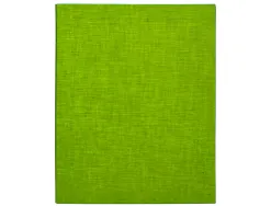Classeur liderpapel 4 anneaux ronds 25mm a4+ carton rembordé paper coat coloris vert clair