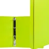 Classeur liderpapel 4 anneaux ronds 25mm a4 carton rembordé pvc coloris vert pistache
