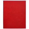 Classeur liderpapel 4 anneaux ronds 25mm a4+ carton rembordé paper coat coloris rouge