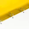 Classeur liderpapel 4 anneaux 25mm a4 260x315mm polypropylene dos 40mm porte-cartes visite coloris jaune