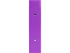 Classeur liderpapel 2 anneaux ronds 40mm a5 carton rembordé pvc coloris violet